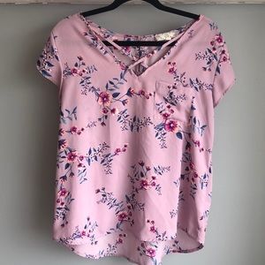 Pink Rose Vintage Flow Shirt